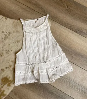 Free People Constant Crush Lace Tank Top thumbnail 2