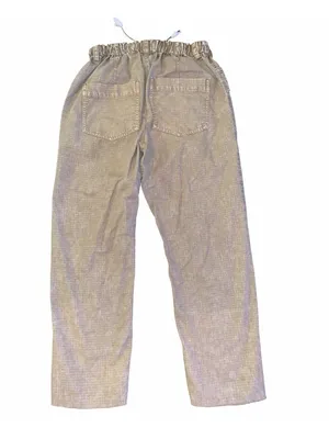 Free People Moxie Barrel Jeans Size XS 26 Waist Brown Ripstop Boho Drawstring thumbnail 2