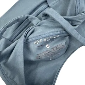 Set Active - LuxForm scoop Y Sports Bra in Blue thumbnail 3