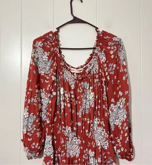 Urban Outfitters Saffron Skies l Off the Shoulder Mini Dress size L thumbnail 3