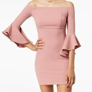 Teeze Me Dress Core Social Mauve Off Shoulder Size 5/6 thumbnail 1