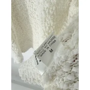 Wanna B Long Sleeve Popcorn‎ Sweater Cardigan with Pockets Medium Fluffy Cozy thumbnail 5
