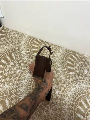 a new day Dark Brown Suede like Pointed Slingback Heels thumbnail 3