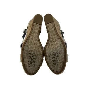 TOMS‎ Cream Ankle Strap Woven Cork Wedge Sandals Size 8 1000251216 thumbnail 8