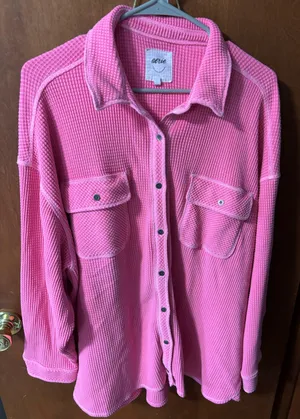 Aerie Waffle Button-Up thumbnail 1