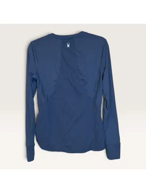Spyder Active Long Sleeve Performance Shirt in Blue, Size M thumbnail 2