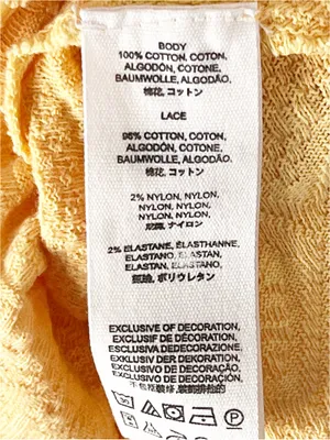 FREE PEOPLE Yellow Textured Embroidered Straps Halter Top Size Large Boho Casual thumbnail 4