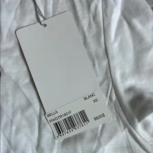 Zadig & Voltaire White Short Sleeve Tee Empowering Print thumbnail 2