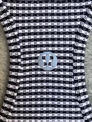Lululemon Cool Racerback Gingham Inkwell yoga Pilates gym activewear training thumbnail 6