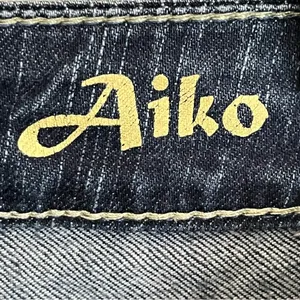 Silver Aiko Bootcut Jeans Women’s Size 28x31 Thick Stitch Dark‎ Denim Low Rise thumbnail 8