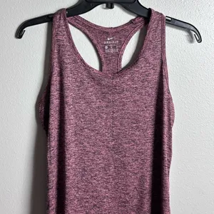Nike Women‎ Pink Athletic Sleeveless Tank Top dri-fit size M thumbnail 2