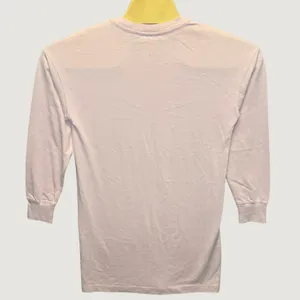 2053 | Tna Aritzia Cotton Long Sleeve Crew Neck Slim Fit Tee Pink Womens‎ XS thumbnail 2