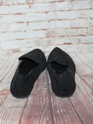 JustFab Campbell Black Faux-suede Slip On Loafer Women's Size 5.5 thumbnail 5