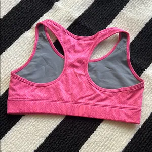 Nike Women's Pro Classic Vibrant Pink Sports Bra thumbnail 5