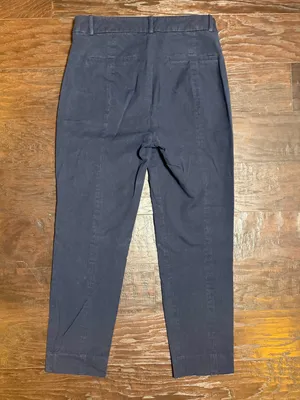 J.Crew 365 High-Rise Cameron Pants Size 6 Navy Blue Slim Ankle Trousers thumbnail 3