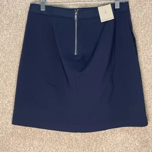 NWT 2016 Tommy Hilfiger‎ skirt pockets lined pleated front cotton blend size 8 thumbnail 2