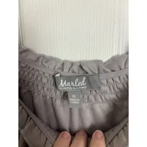 Gray Sheer Lacy Floral Long Sleeve Top M Fairy Grunge Dark Romance Bell Cuff thumbnail 7