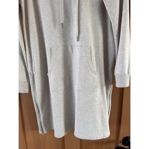 Garnet Hill Trainer Hooded Sweater Mini Dress Oatmeal Beige Women’s size Small thumbnail 12