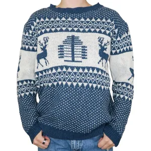 Vintage 90s Nordic Reindeer Christmas Sweater thumbnail 1
