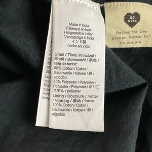 Madewell Seersucker Back Cutout Summer Dress Button Back Puff Sleeve Black‎ L thumbnail 9