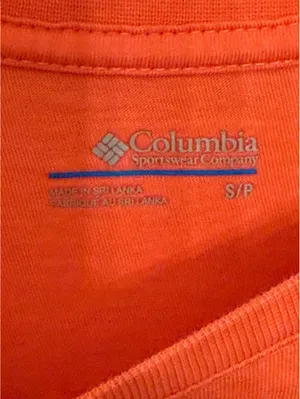 Women's Columbia long sleeve tshirt, coral, size small thumbnail 3