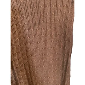 Gap Brown Long Sleeve Cotton Stretch Ribbed Knit Blouse Women Sz Sm thumbnail 4