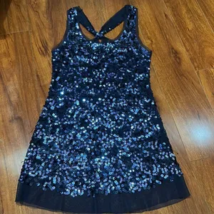 Navy sequins top thumbnail 1