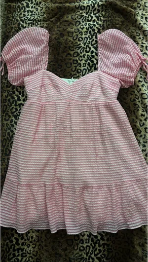 Amanda Uprichard Dress Mini Pink thumbnail 1