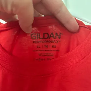 Gildan Women’s Red Fourth‎ of July Pregnancy Shirt XL thumbnail 3