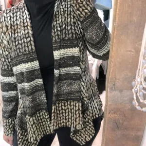 Aryeh size small boho sweater knit cardigan thumbnail 4
