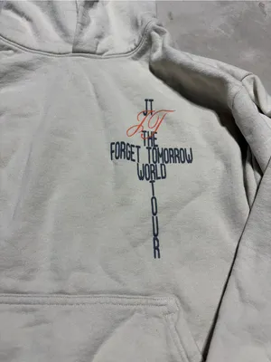 Justin Timberlake Cream Sweatshirt forget tomorrow world tour hoodie small thumbnail 2