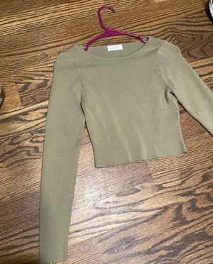 Meshki New Green  Knit Top thumbnail 3