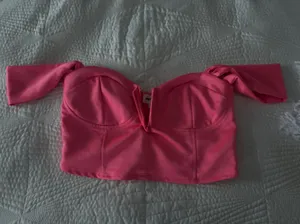 superdown - Coralia Bustier Top in Pink thumbnail 3