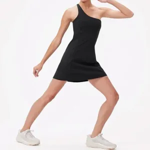 Outdoor Voices One Shoulder Athletic Dress- Black- Size Small thumbnail 3