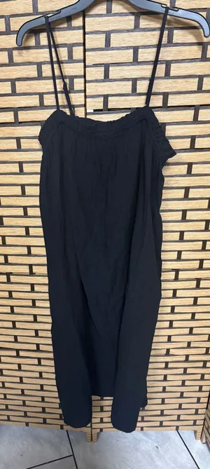 Time and tru black cotton maxi dress size large thumbnail 1