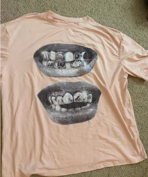 Vintage t shirt Pink Size L thumbnail 1