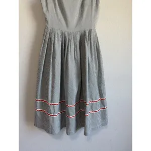 Tailor & Twirl Women’s Gingham Sleeveless‎ Midi Dress Retro Rockabilly Size S thumbnail 5