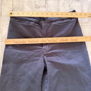 Madewell Emmett Wide Leg Crop Pant Ink Cotton Stretch Welt Pockets High Rise 27 thumbnail 10