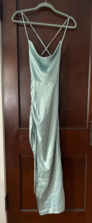 Hello Molly Maxi Satin Dress thumbnail 1
