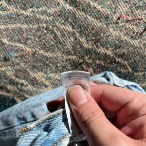 Vintage Y2K PacSun Dad Jeans High Rise Button Fly Light Wash Distressed Size 28 thumbnail 16