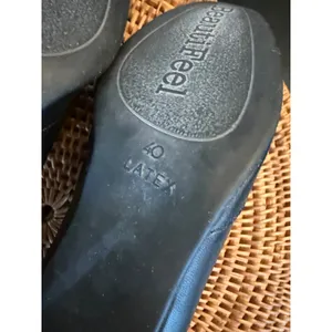 BeautiFeel Black Leather Cap Toe Kitten Heel Loafers‎ Shoes Womens Size 40 thumbnail 10