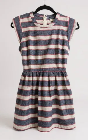 Freeway Women's‎ Striped Sleeveless Dress, Casual Summer Dress, Size M thumbnail 1