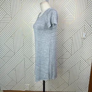 Aritzia Wilfred Free Esther Jersey‎ Knit T-Shirt Dress Marled Gray Size US Small thumbnail 8
