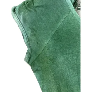 Wallflower Green Knit Top XL NWT Sheer‎ Mesh Back Short Sleeve Special Dye Boho thumbnail 4