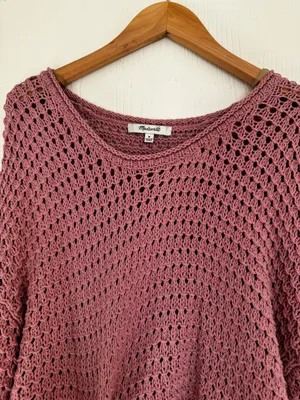 Madewell Open-Stitch Austen Pullover Sweater thumbnail 3