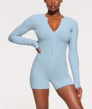 Skims Cozy Onesie Knit Jumpsuit Longsleeve Jumper one piece size X-Small , $86 thumbnail 1
