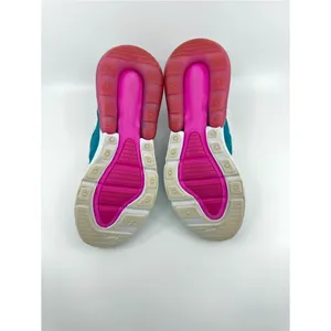Nike Women's Air Max 270 SZ 6 Teal Purple Pink AH6789-108 thumbnail 7