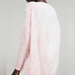 LULULEMON Back in Action Long Sleeve Shirt *Vitasea Pink Peony Brier Rose Size 6 thumbnail 2
