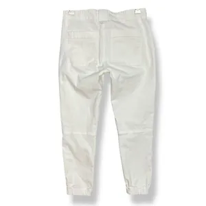 Frame Trapunto Moto Pants Joggers White Zipper Ankle Seam Details Women Size‎ 25 thumbnail 2