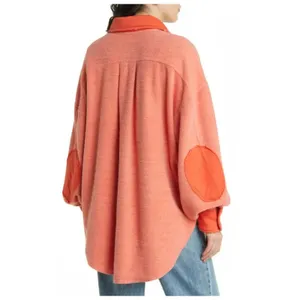 Free People We the Free Ruby Fleece Shirt Jacket Size Small thumbnail 5
